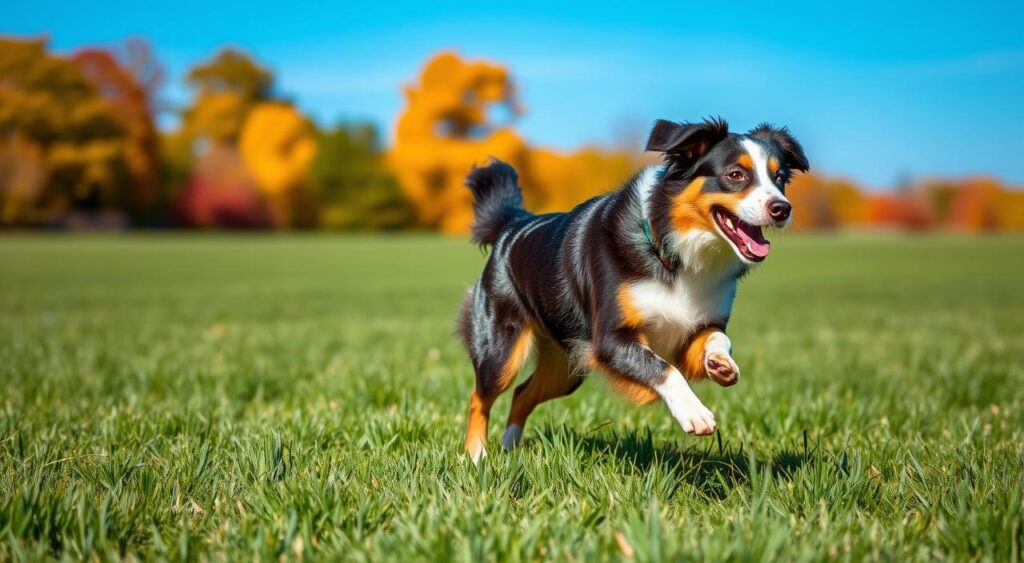 Australian Shepherd Blue Heeler Mix Exercising