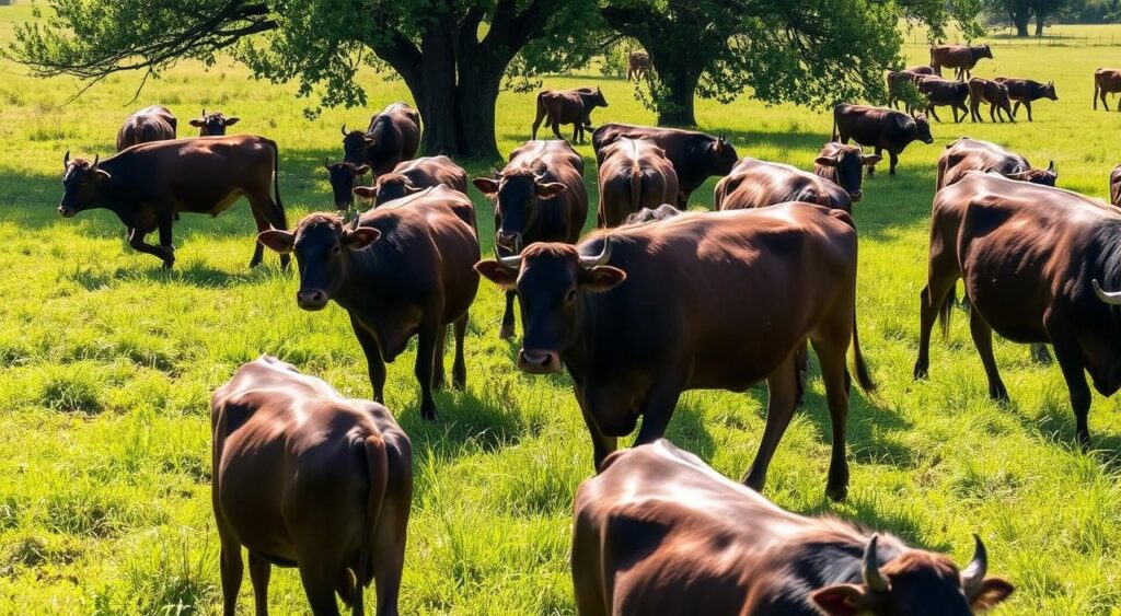 Cattle grazing habits affected by pest flies