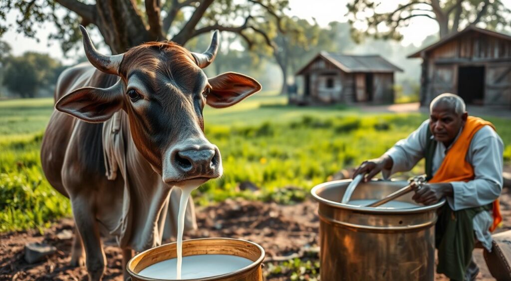 Dangi Cow Milk Production