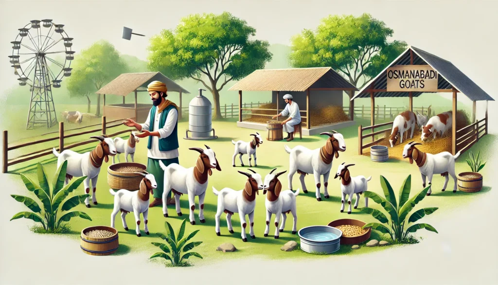 Image of Osmanabadi Goats Farming Techniques for Health Management