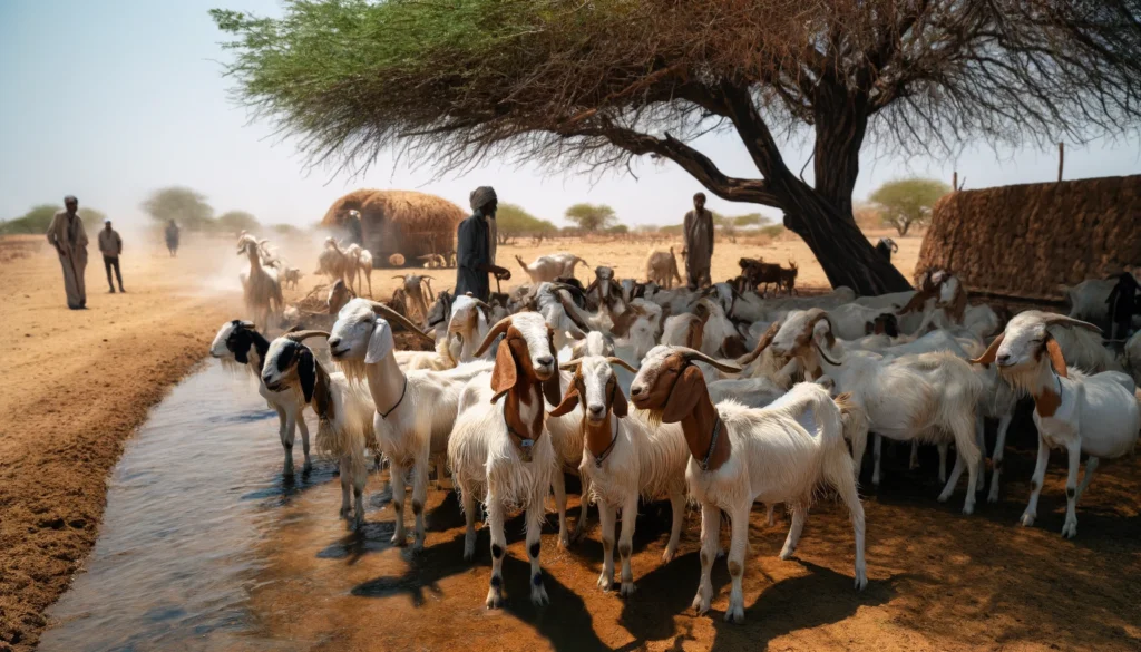 Image of Osmanabadi Goats Heat Stress