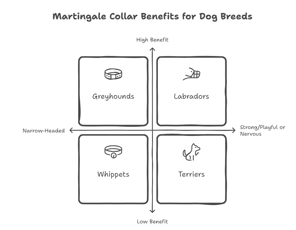 Martingale Collars Ideal for Specific Breeds