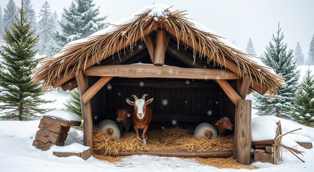 Winter goat shelter ideas