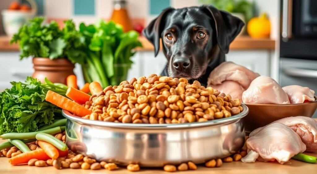 black lab cattle dog mix diet