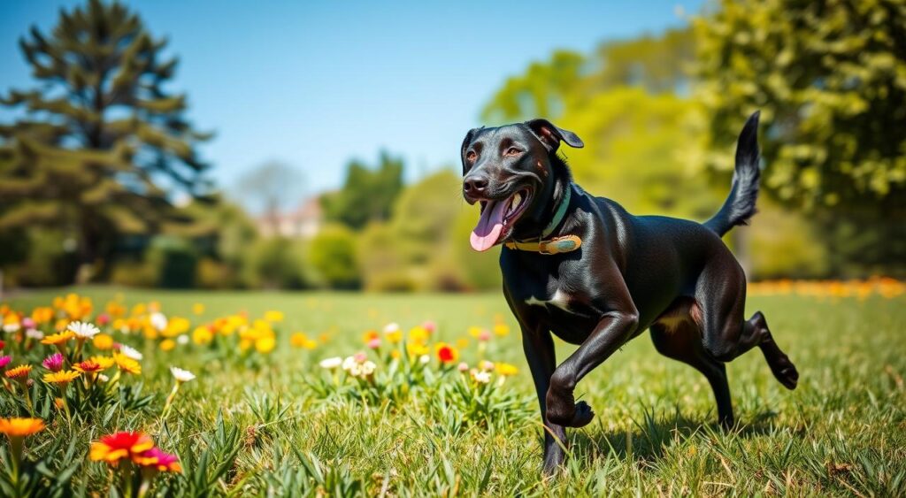 black lab cattle dog mix health