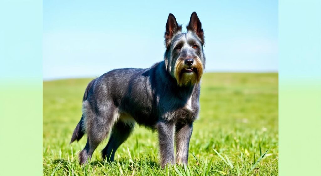 blue alsatian dog