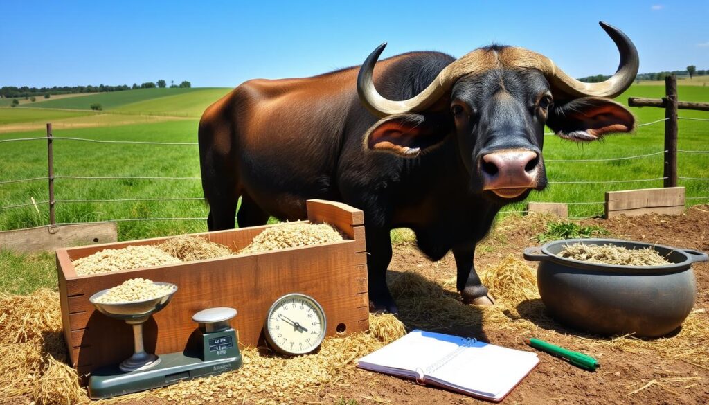 buffalo feed ration calculation