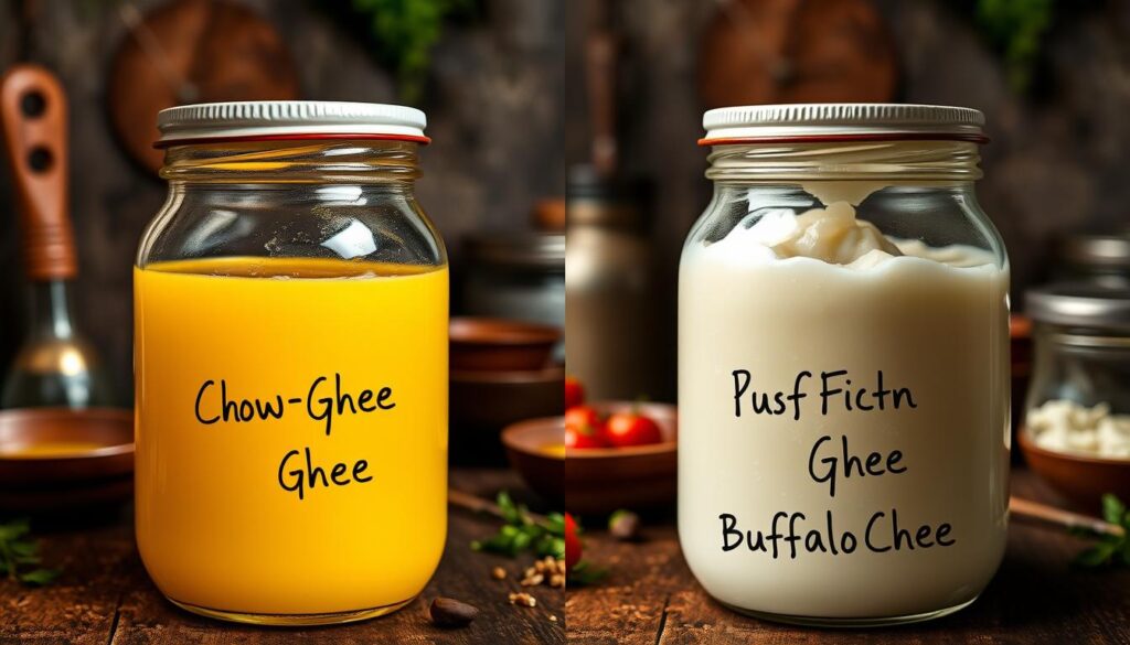 cow ghee vs buffalo ghee