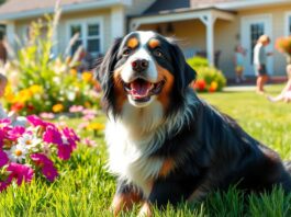 Bernese mountain dog golden retriever mix