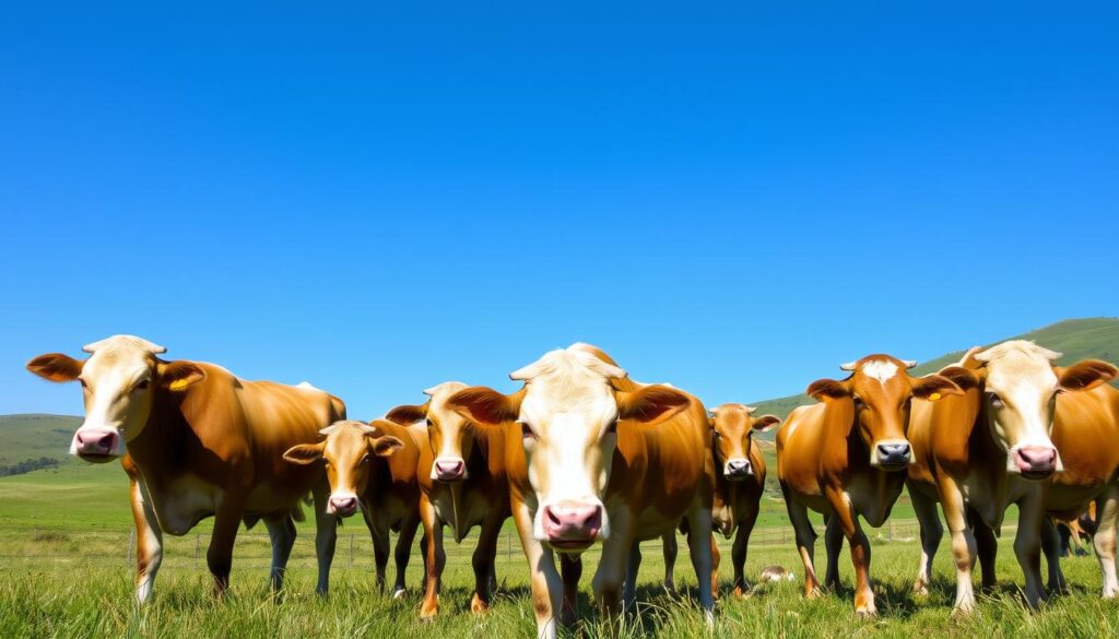 brown swiss cattle