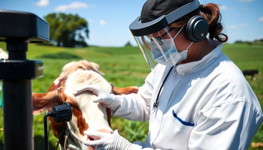 cattle flu testing