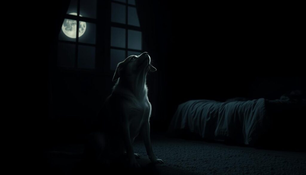 dog separation anxiety at night