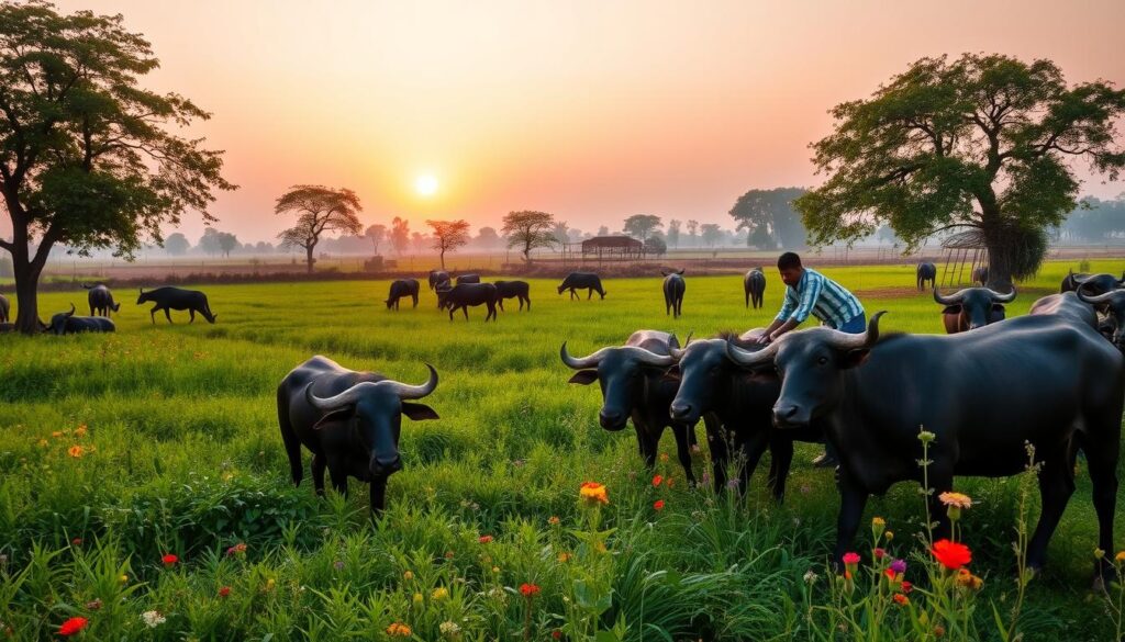 water buffalo husbandry